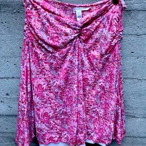 Diane von Furstenberg silk strapless top